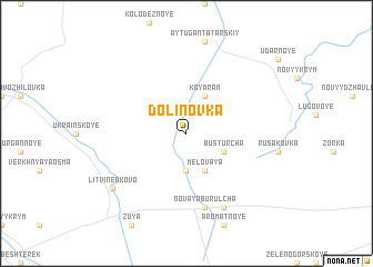 map of Dolinovka