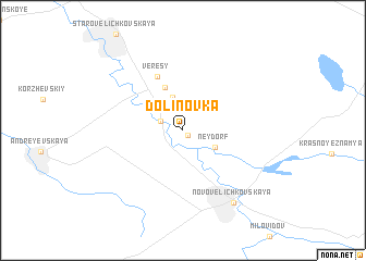 map of Dolinovka