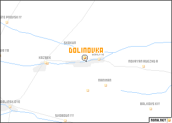 map of Dolinovka