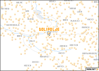 map of Dolipolje