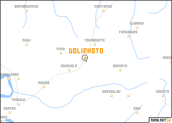 map of Dolirhoto