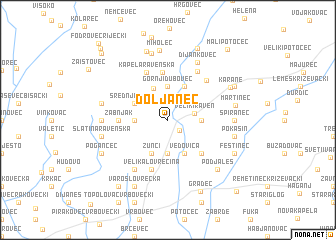 map of Doljanec