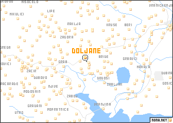 map of Doljane