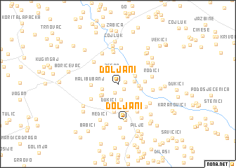 map of Doljani