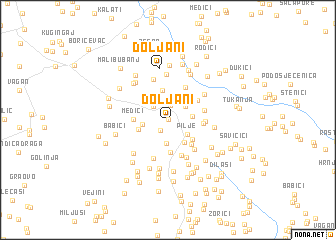 map of Doljani