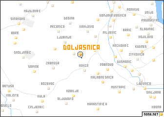 map of Doljašnica