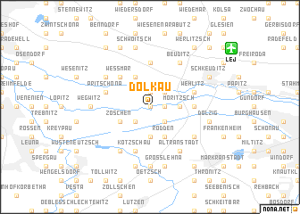 map of Dölkau