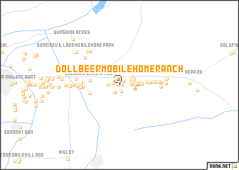 map of Dollbeer Mobile Home Ranch