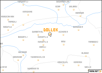 map of Döllek