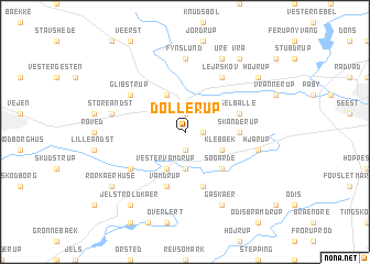 map of Dollerup