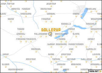 map of Dollerup