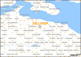 map of Dollerup