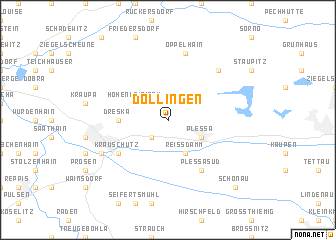 map of Döllingen