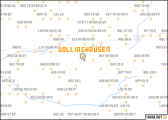 map of Döllinghausen