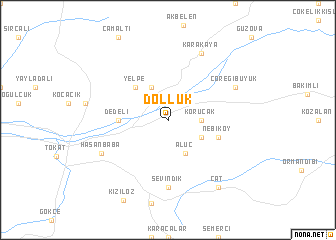map of Döllük
