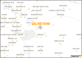 map of Dolmatikha