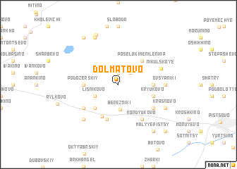 map of Dolmatovo