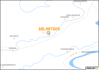 map of Dolmatovo