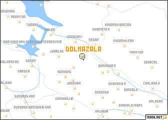 map of Dolmazala