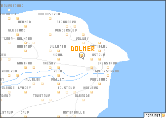 map of Dolmer