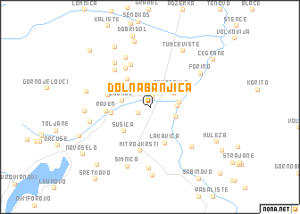 map of Dolna Banjica