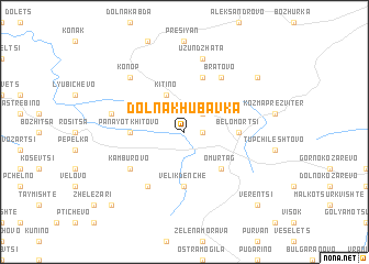 map of Dolna Khubavka