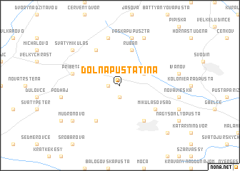 map of Dolná Pustatina