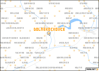 map of Dolné Kočkovce