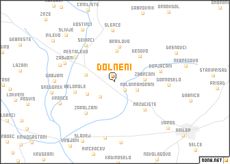 map of Dolneni