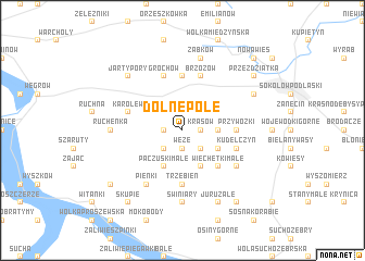 map of Dolne Pole