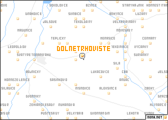 map of Dolné Trhovište