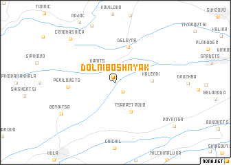 map of Dolni Boshnyak