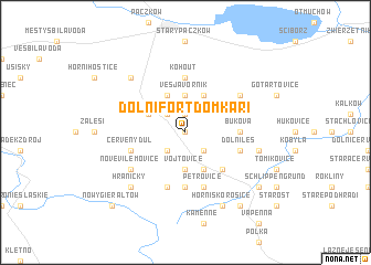 map of Dolní Fořt Domkáři