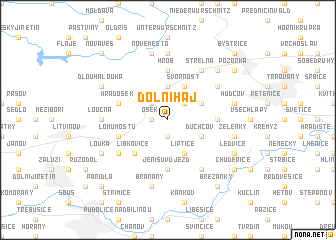 map of Dolní Háj