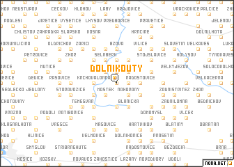 map of Dolní Kouty