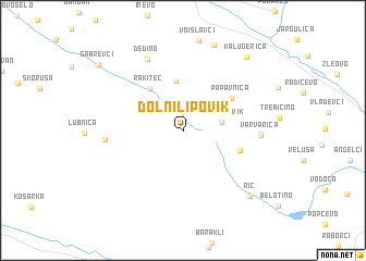 map of Dolni Lipovik