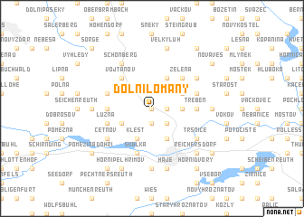 map of Dolní Lomany