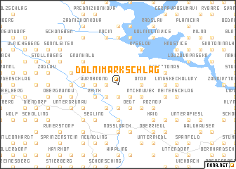 map of Dolní Markschlag