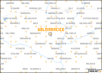 map of Dolní Němčice