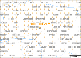 map of Dolní Nezly