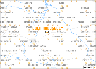 map of Dolní Novosedly