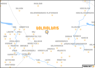 map of Dolní Oldřiš