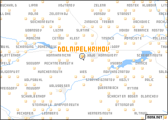 map of Dolní Pelhřimov