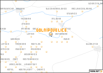 map of Dolní Povelice