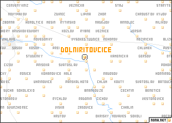 map of Dolní Rítovčice