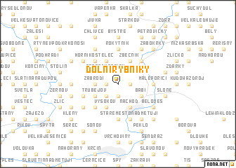 map of Dolní Rybníky