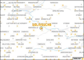 map of Dolní Suchá