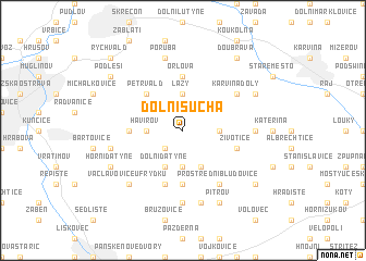 map of Dolní Suchá