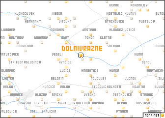 map of Dolní Vražné