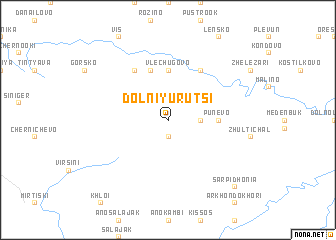 map of Dolni Yurutsi